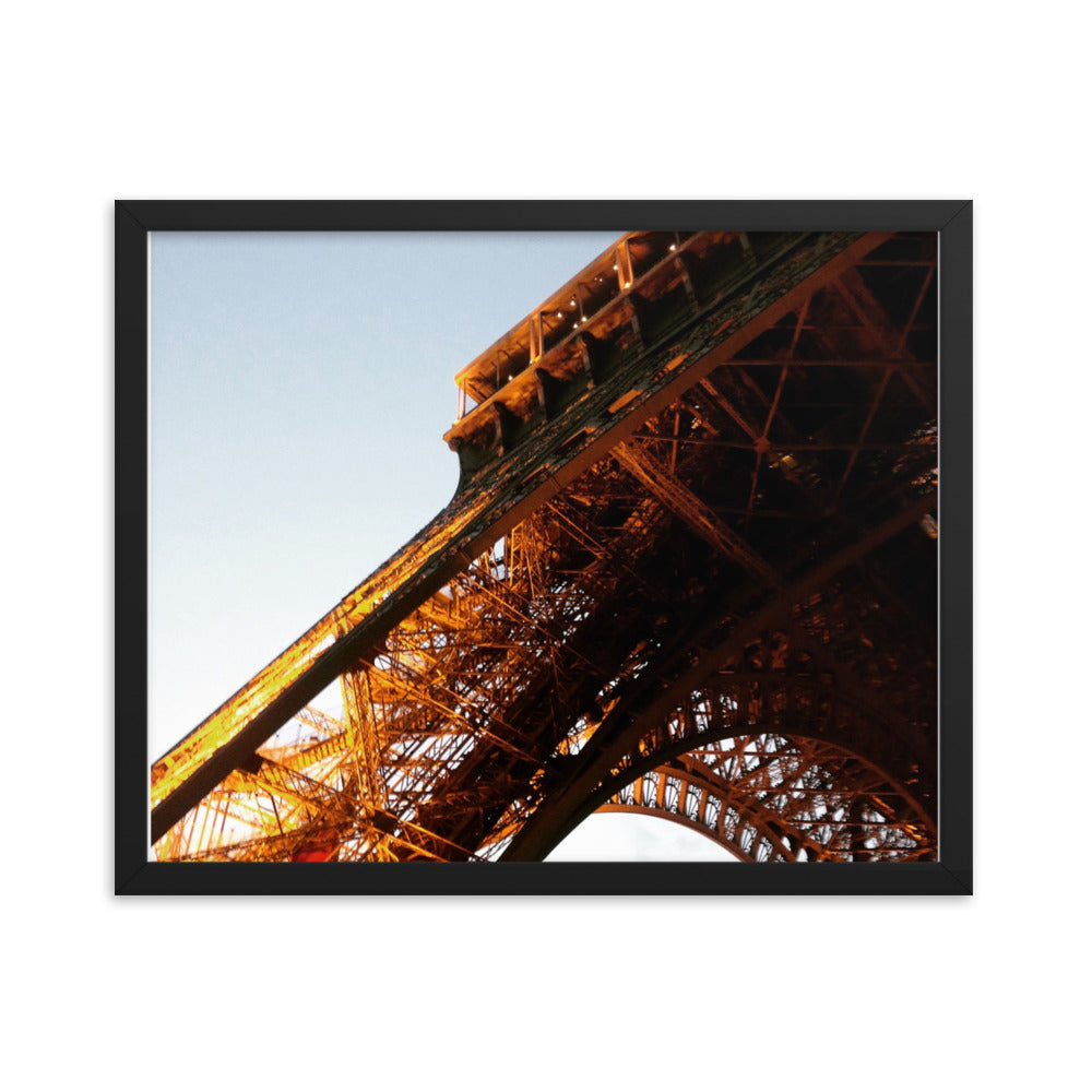 Eiffle Tower Framed Poster