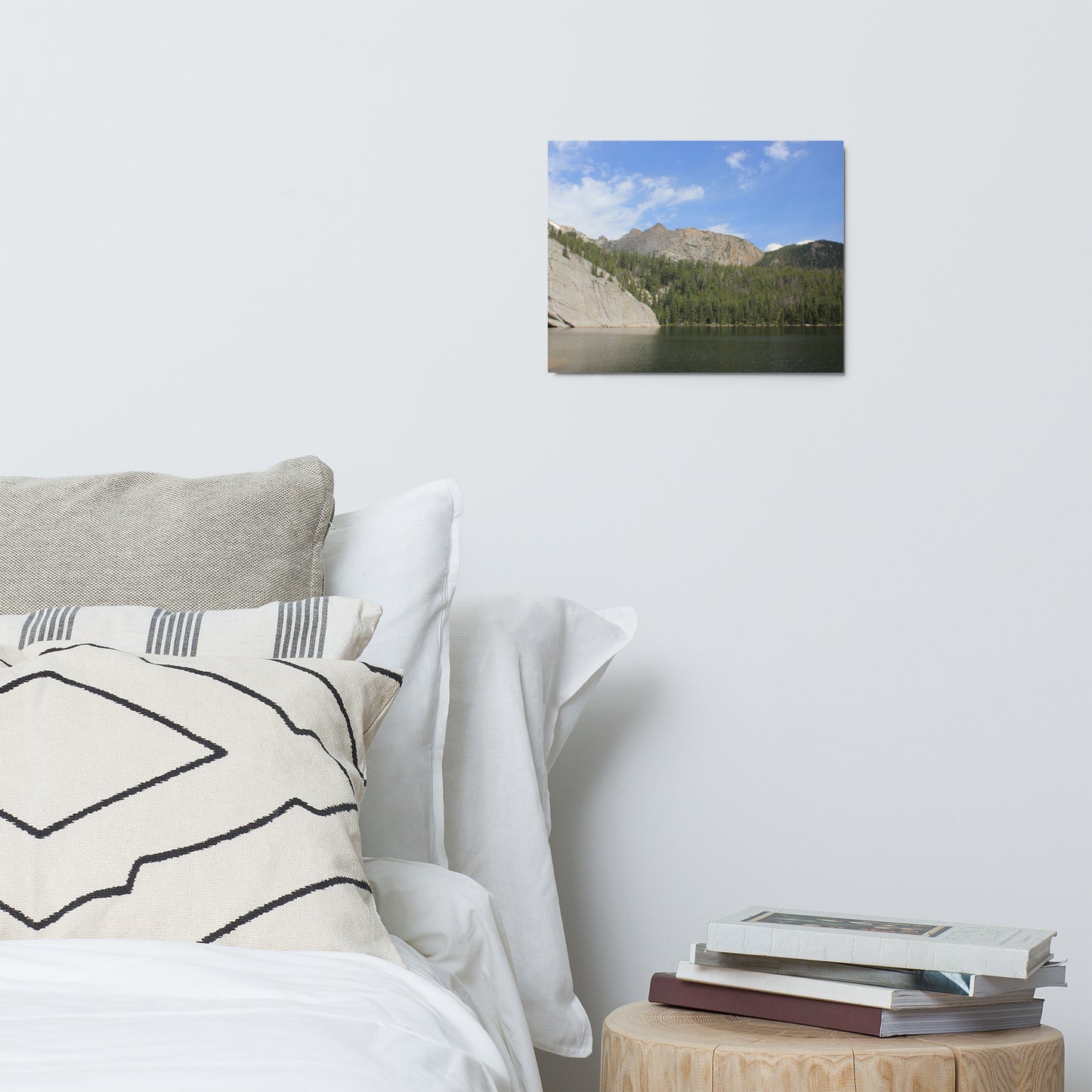 WY MNT Lake Metal Print