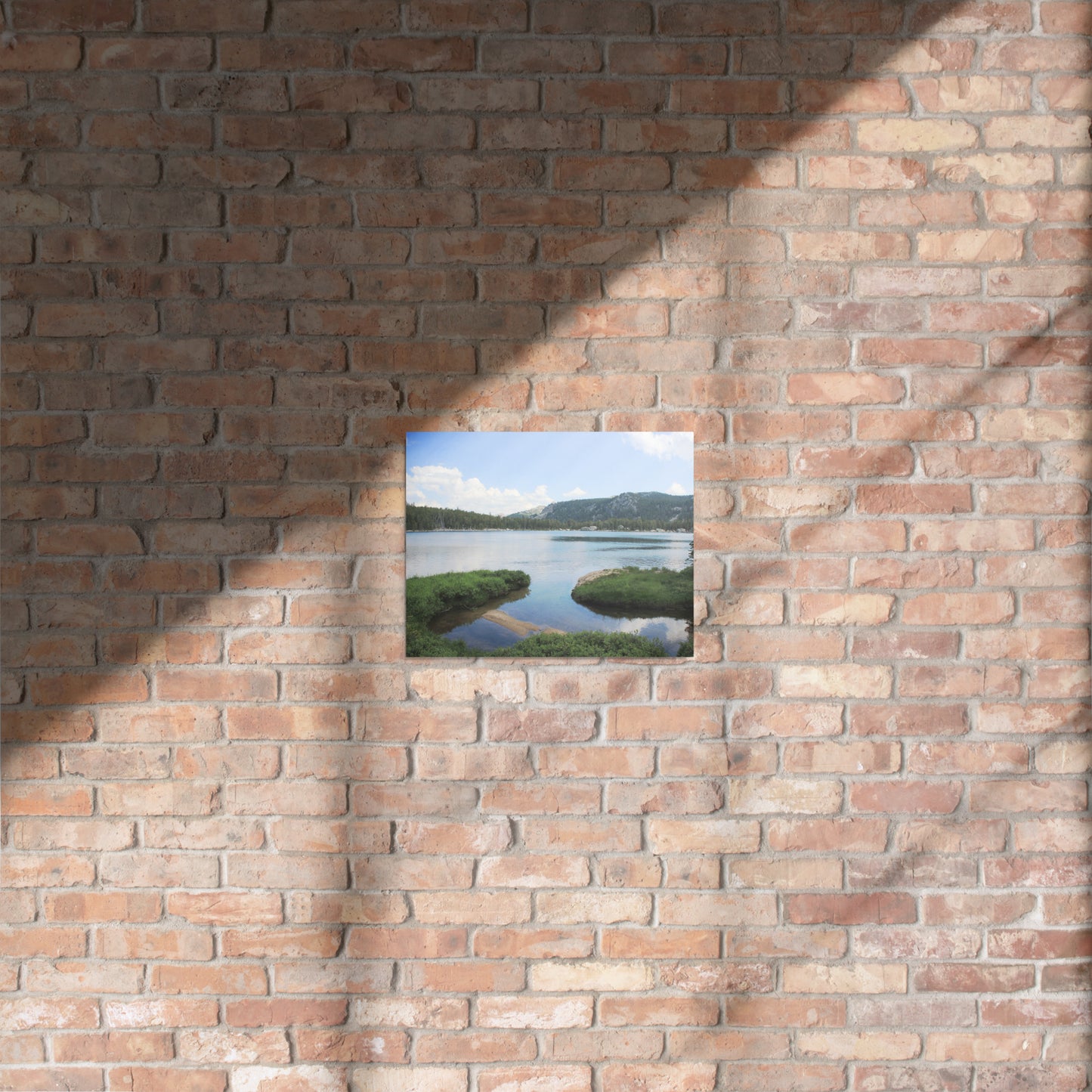 WY Lake Head Metal Print