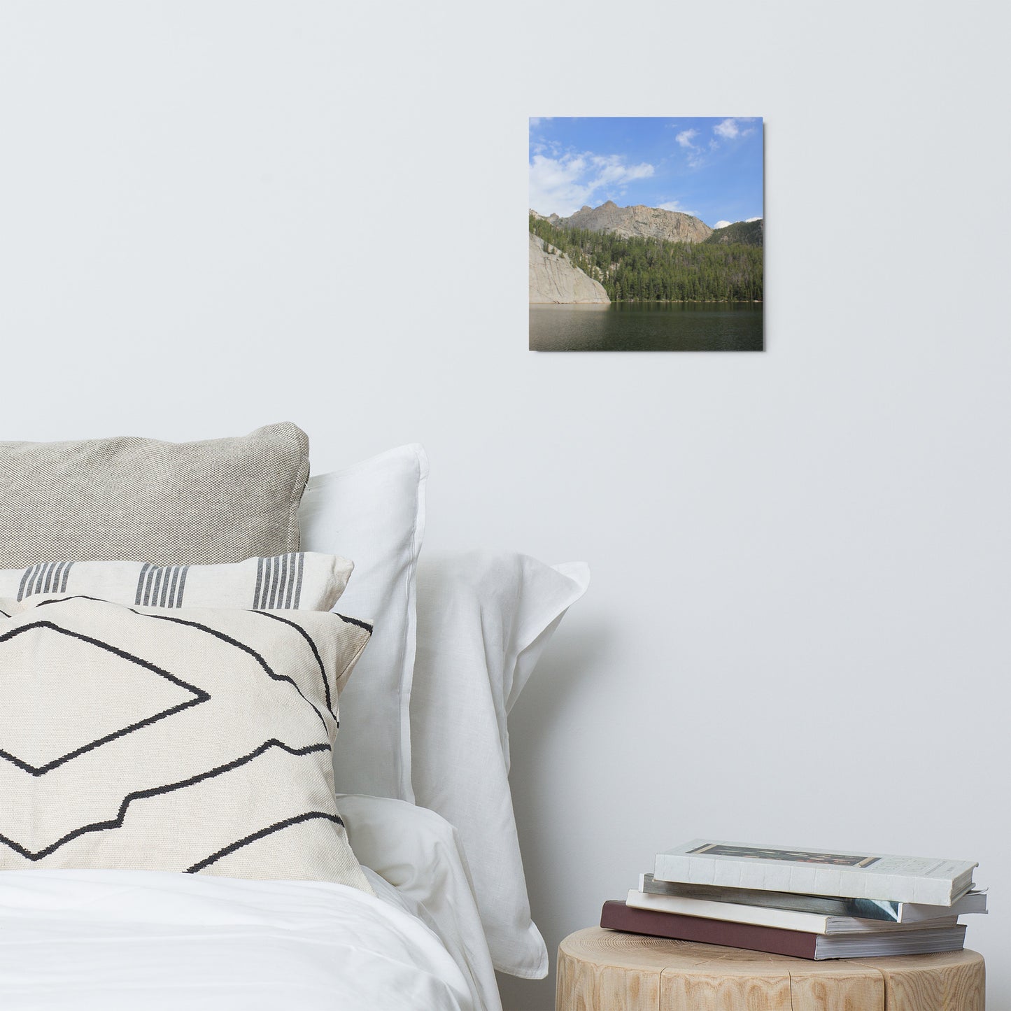 WY MNT Lake Metal Print