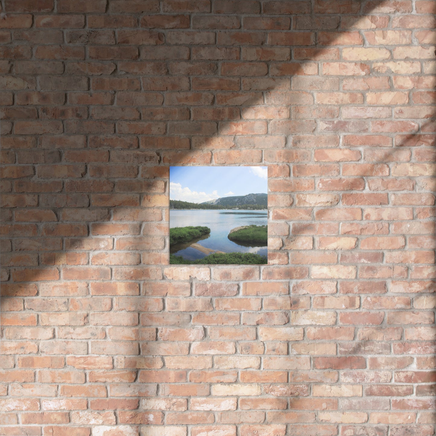 WY Lake Head Metal Print