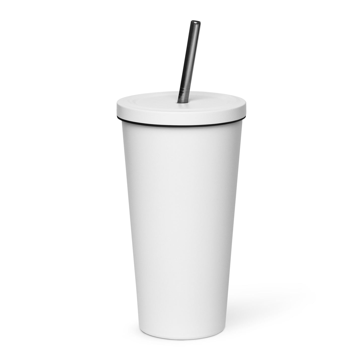 Caffeination is my Motivation Insulated tumbler with a straw