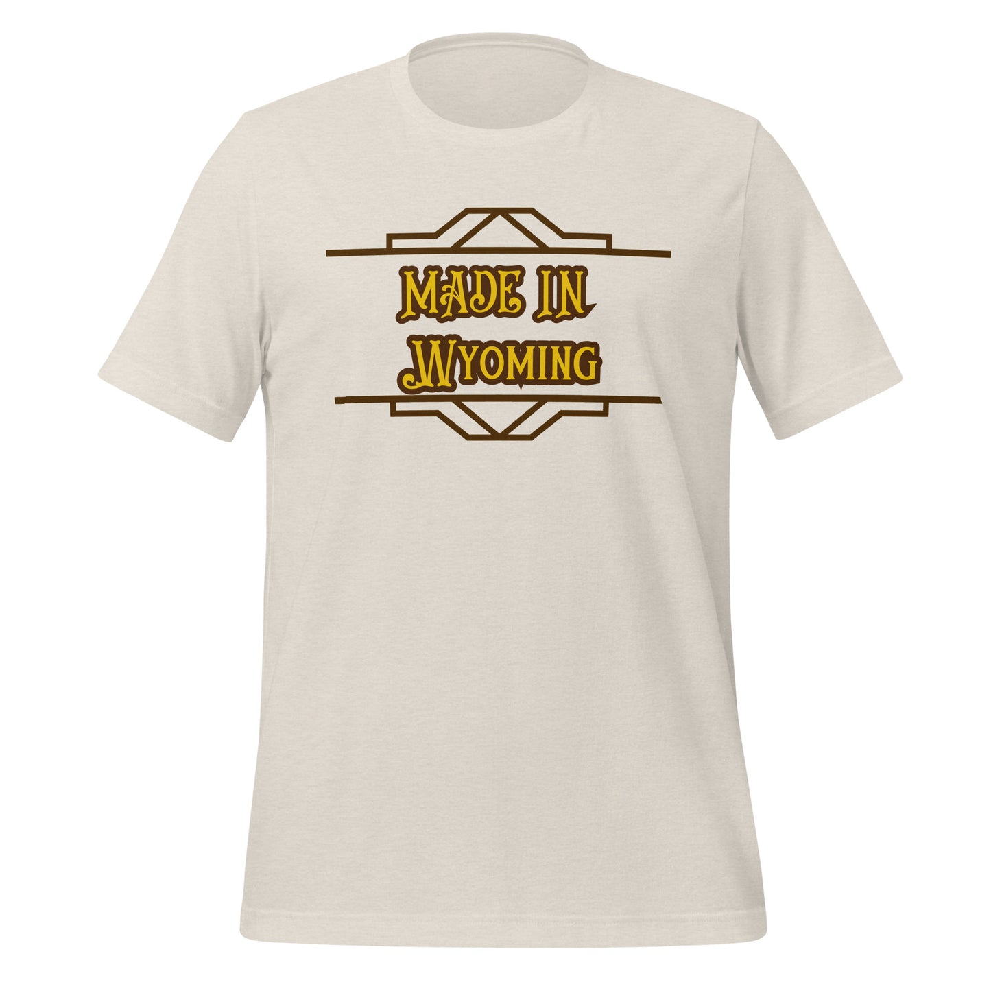 Made in Wyoming Unisex t-shirt