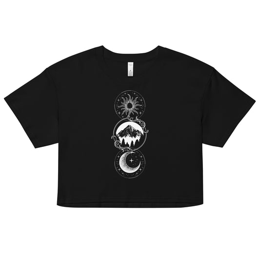 Celestial Dark Women’s Crop Top