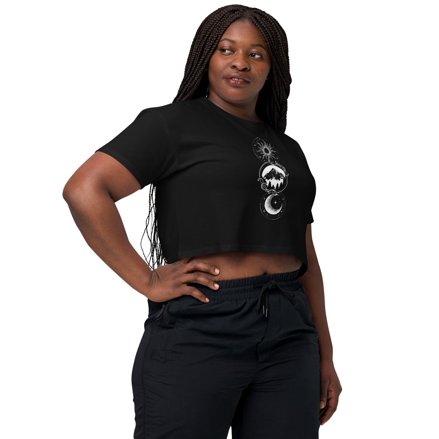 Celestial Dark Women’s Crop Top