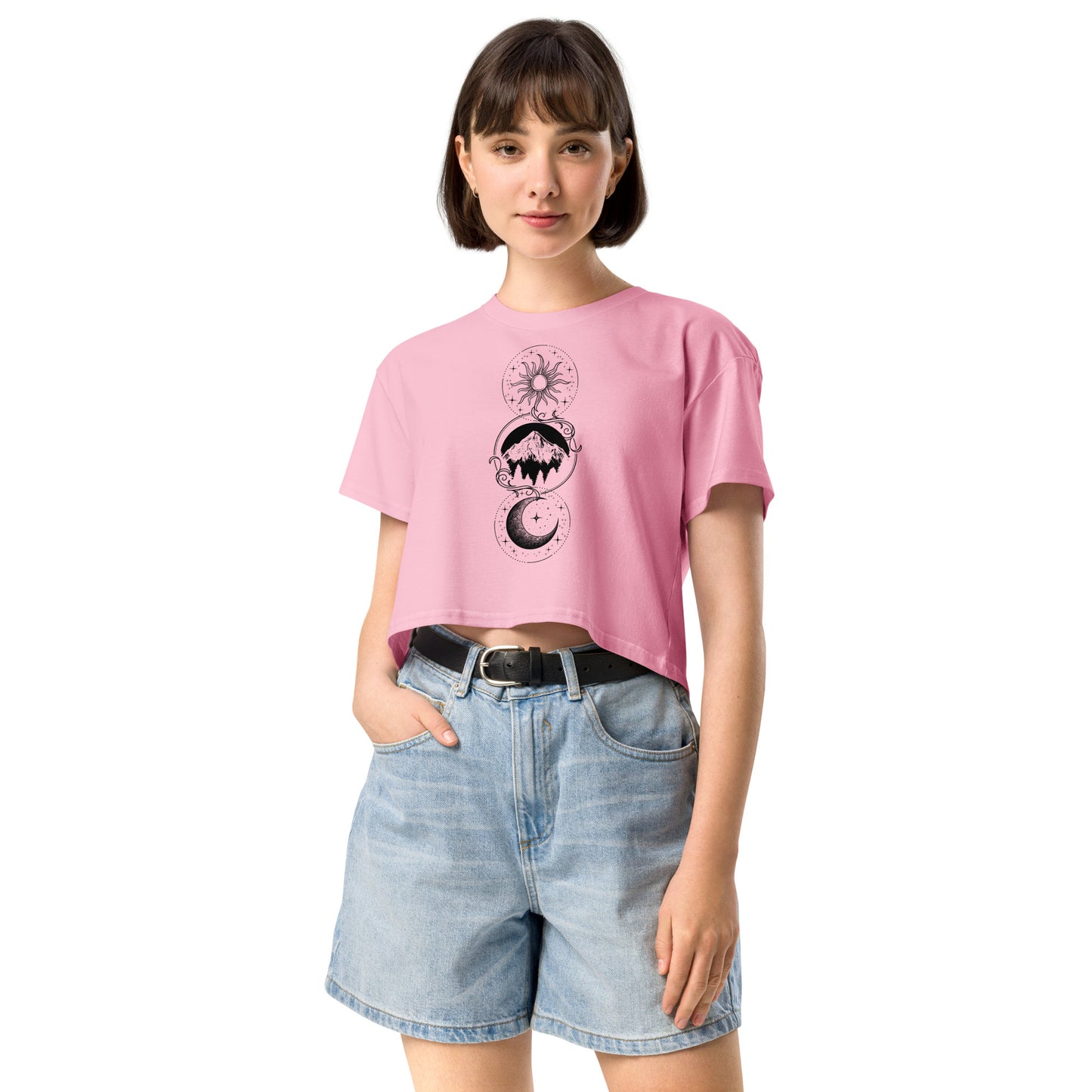 Celestial Light Women’s crop top