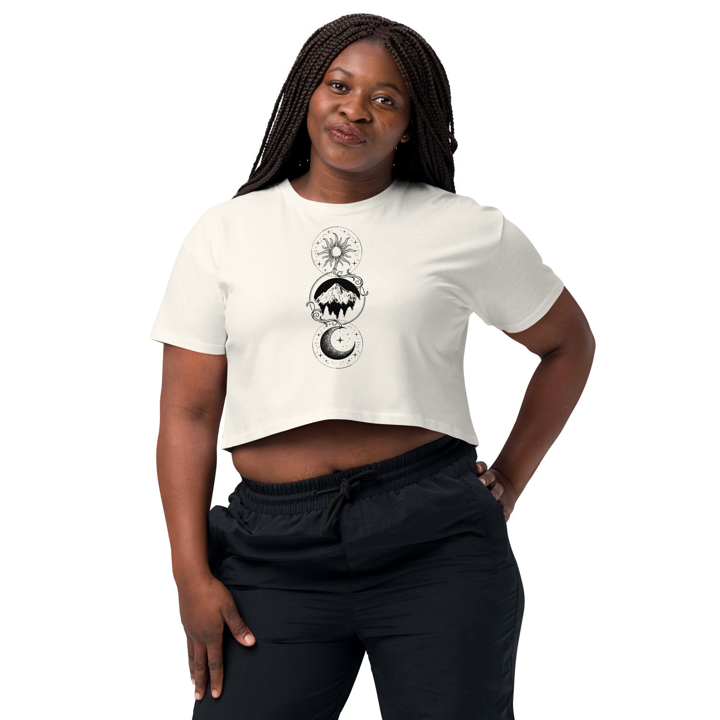 Celestial Light Women’s crop top