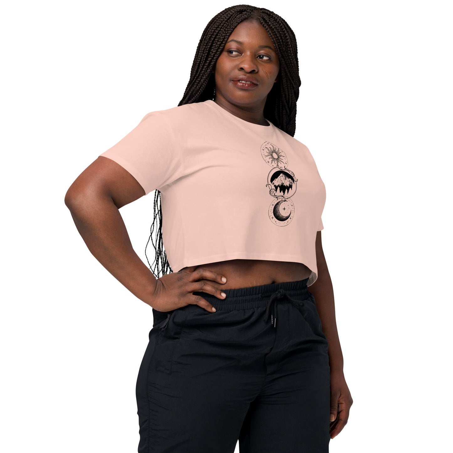 Celestial Light Women’s crop top