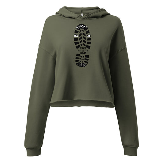 Take a Hike Crop Hoodie