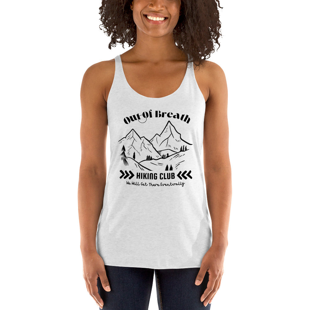 Out Of Breath Women's Racerback Tank Light