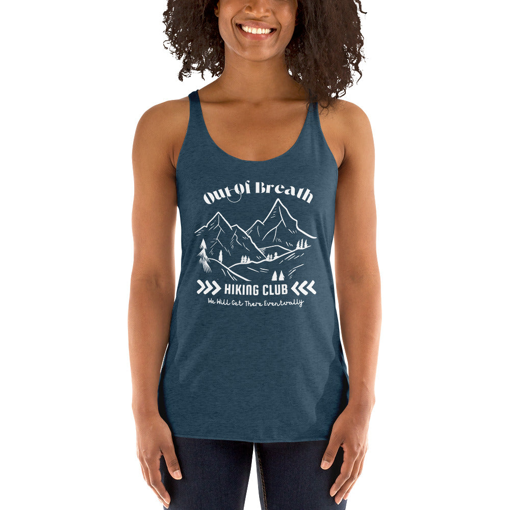 Out Of Breath Women's Racerback Tank Dark