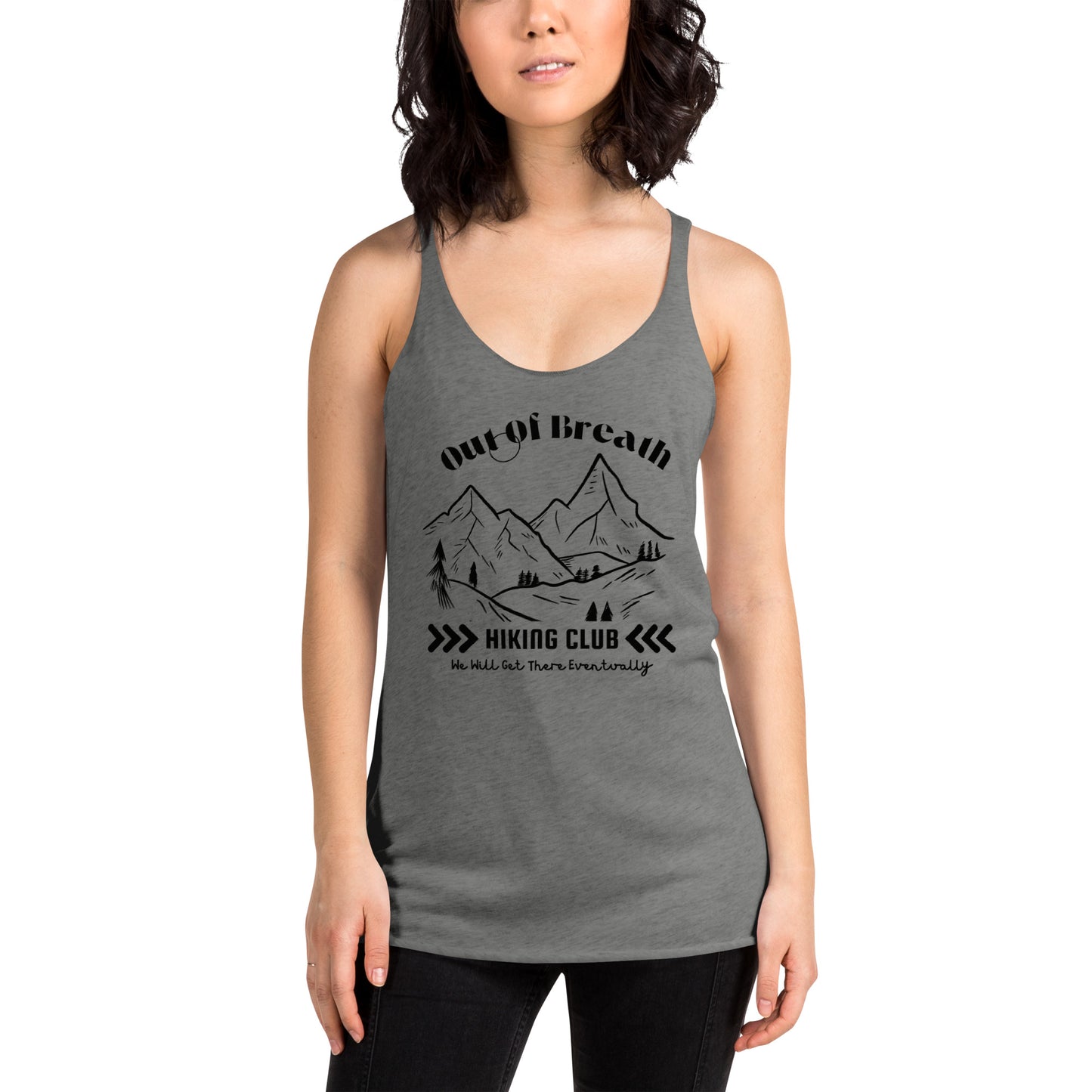 Out Of Breath Women's Racerback Tank Light