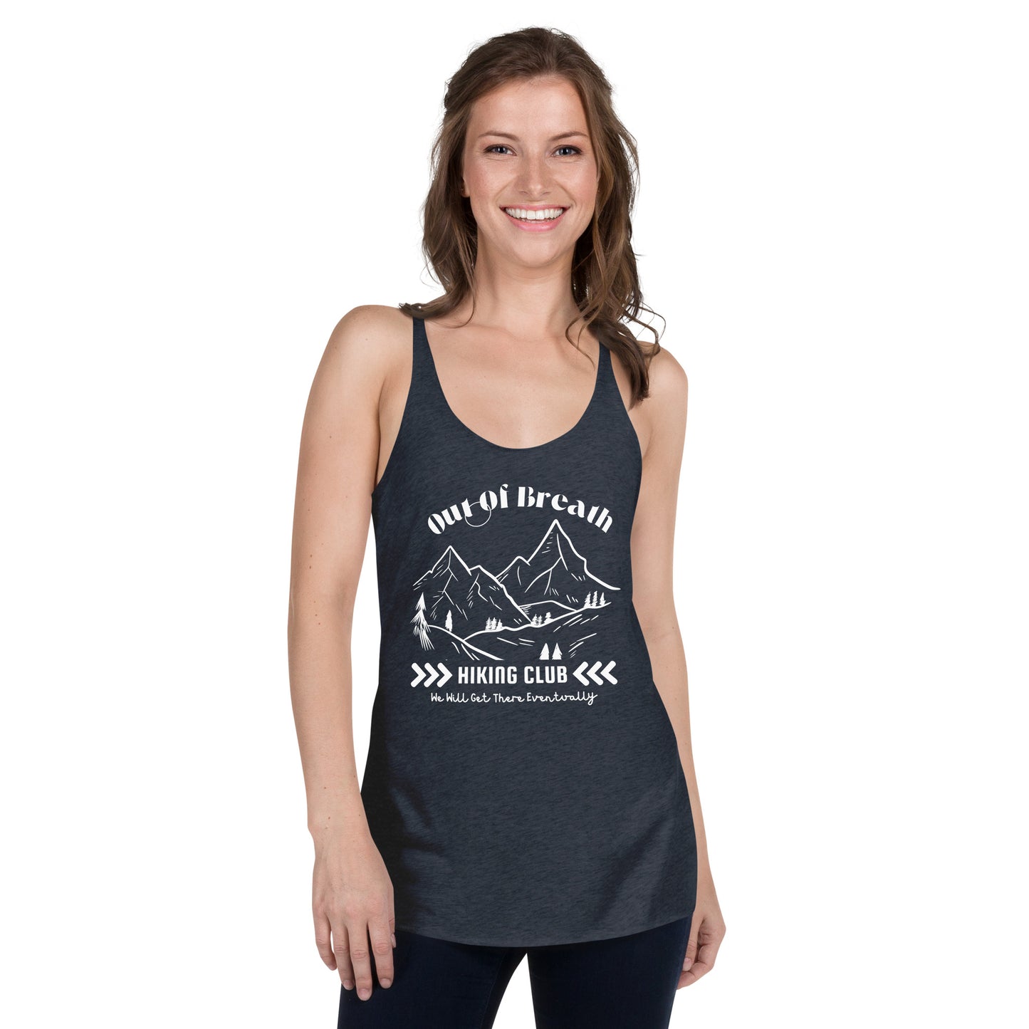 Out Of Breath Women's Racerback Tank Dark