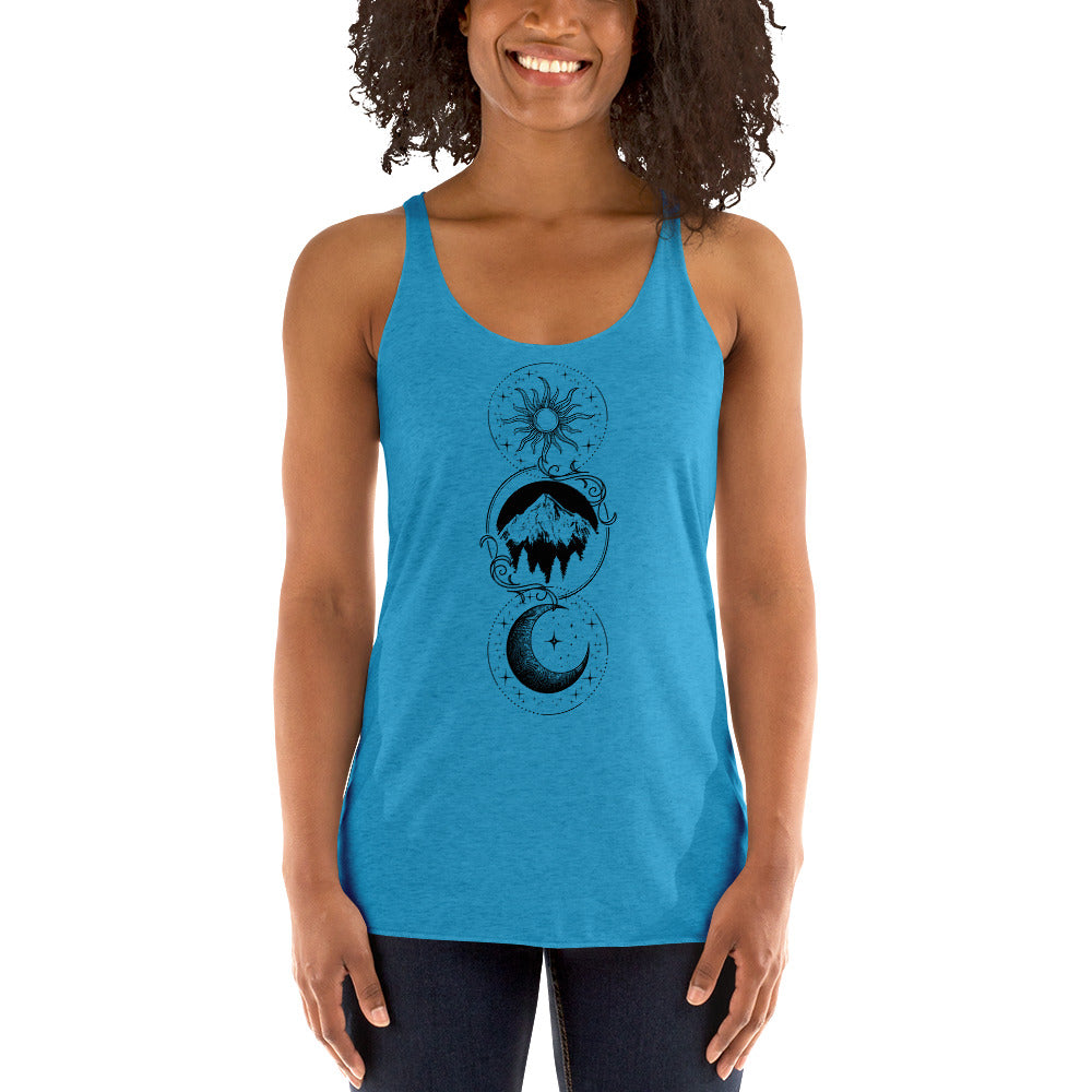 Celestial Light Women's Racerback Tank