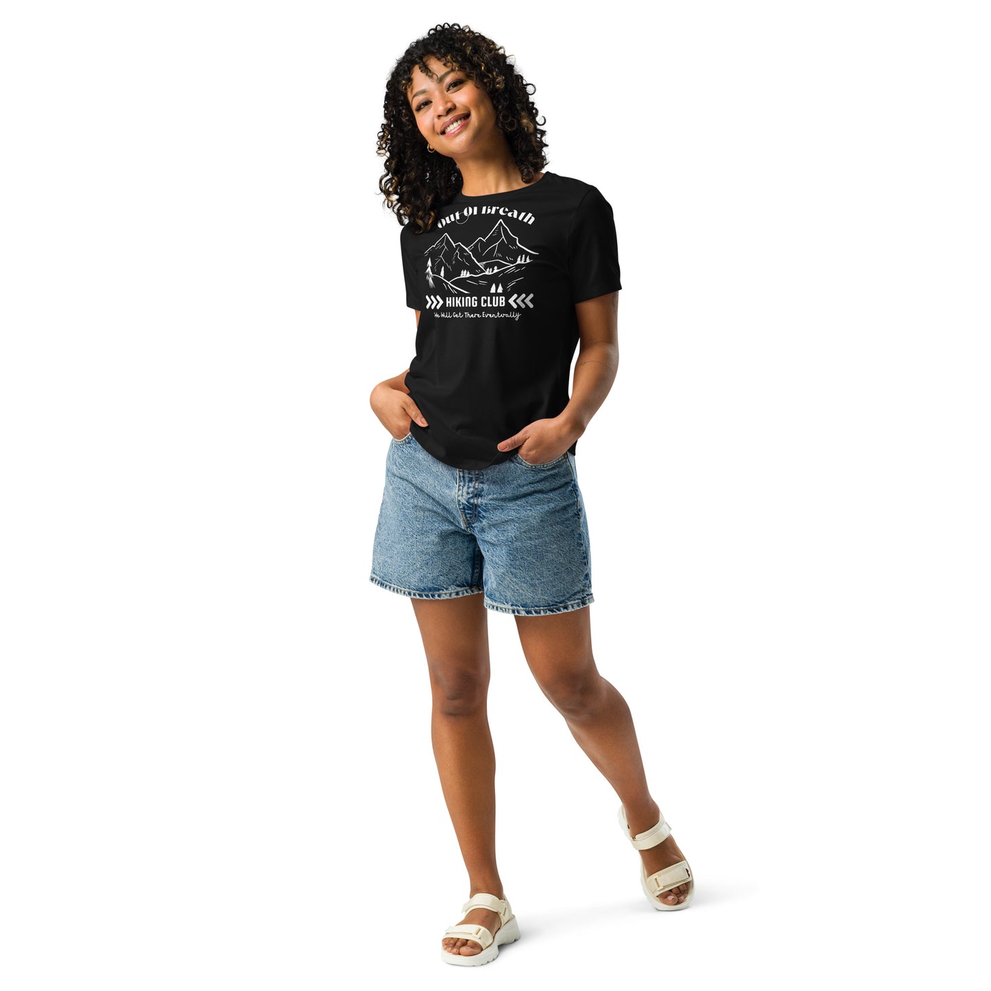 Out Of Breath Women's Relaxed T-Shirt Dark