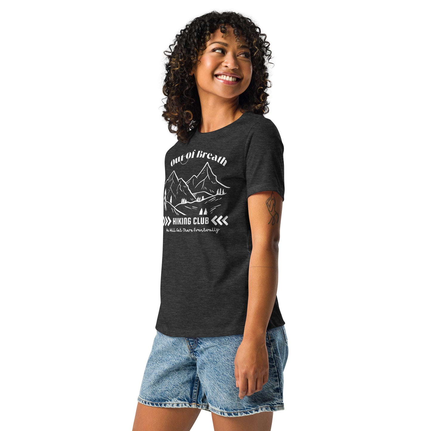 Out Of Breath Women's Relaxed T-Shirt Dark