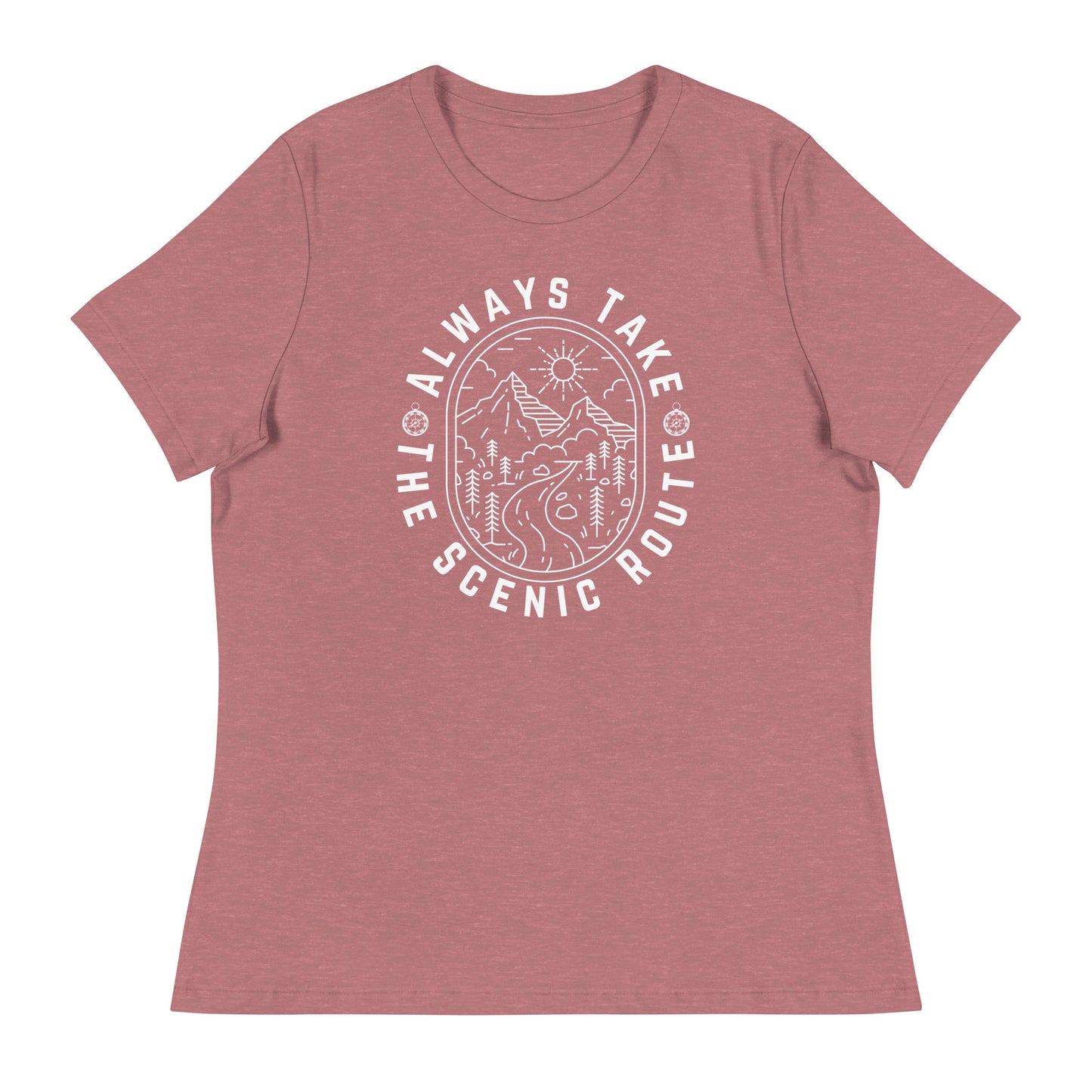 Scenic Route Dark Women's Relaxed T-Shirt