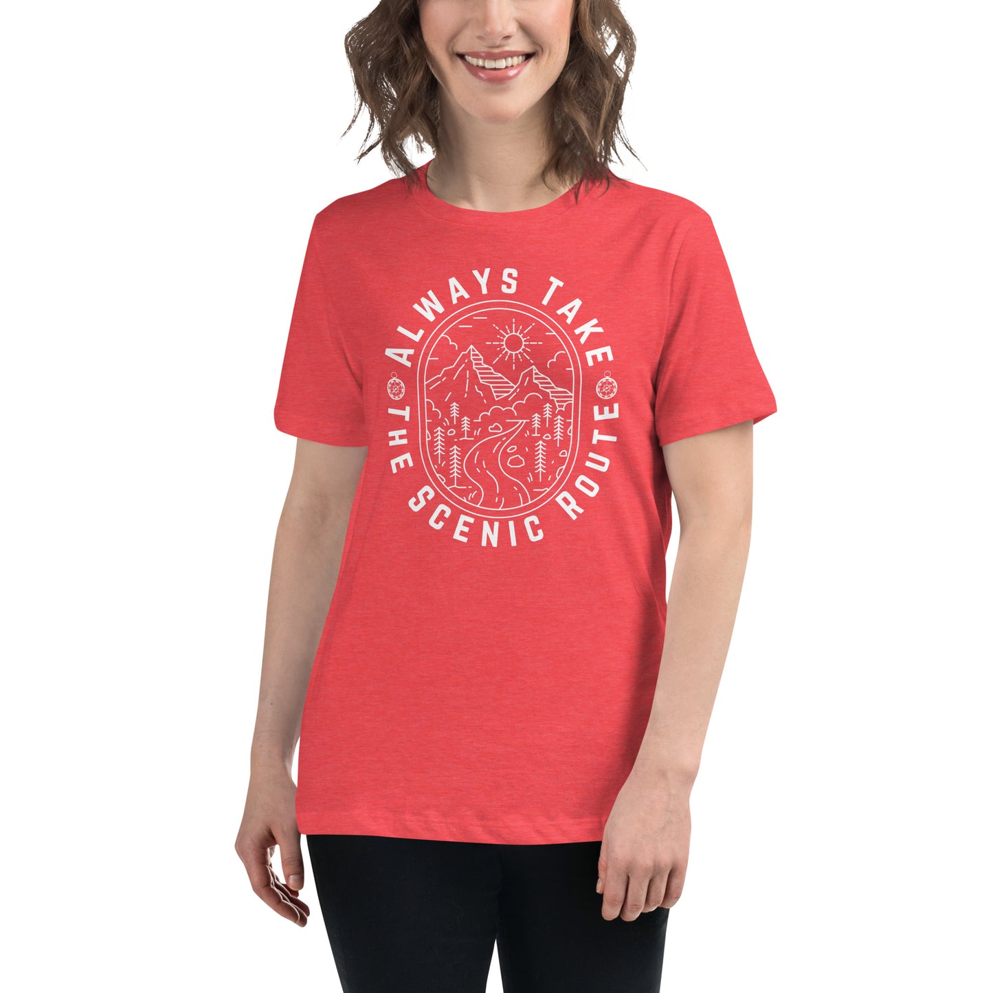 Scenic Route Dark Women's Relaxed T-Shirt