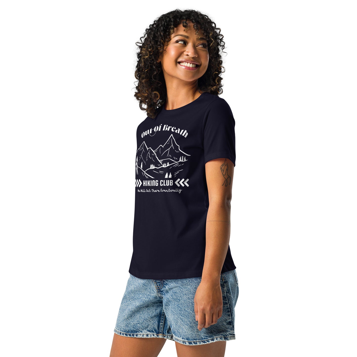 Out Of Breath Women's Relaxed T-Shirt Dark